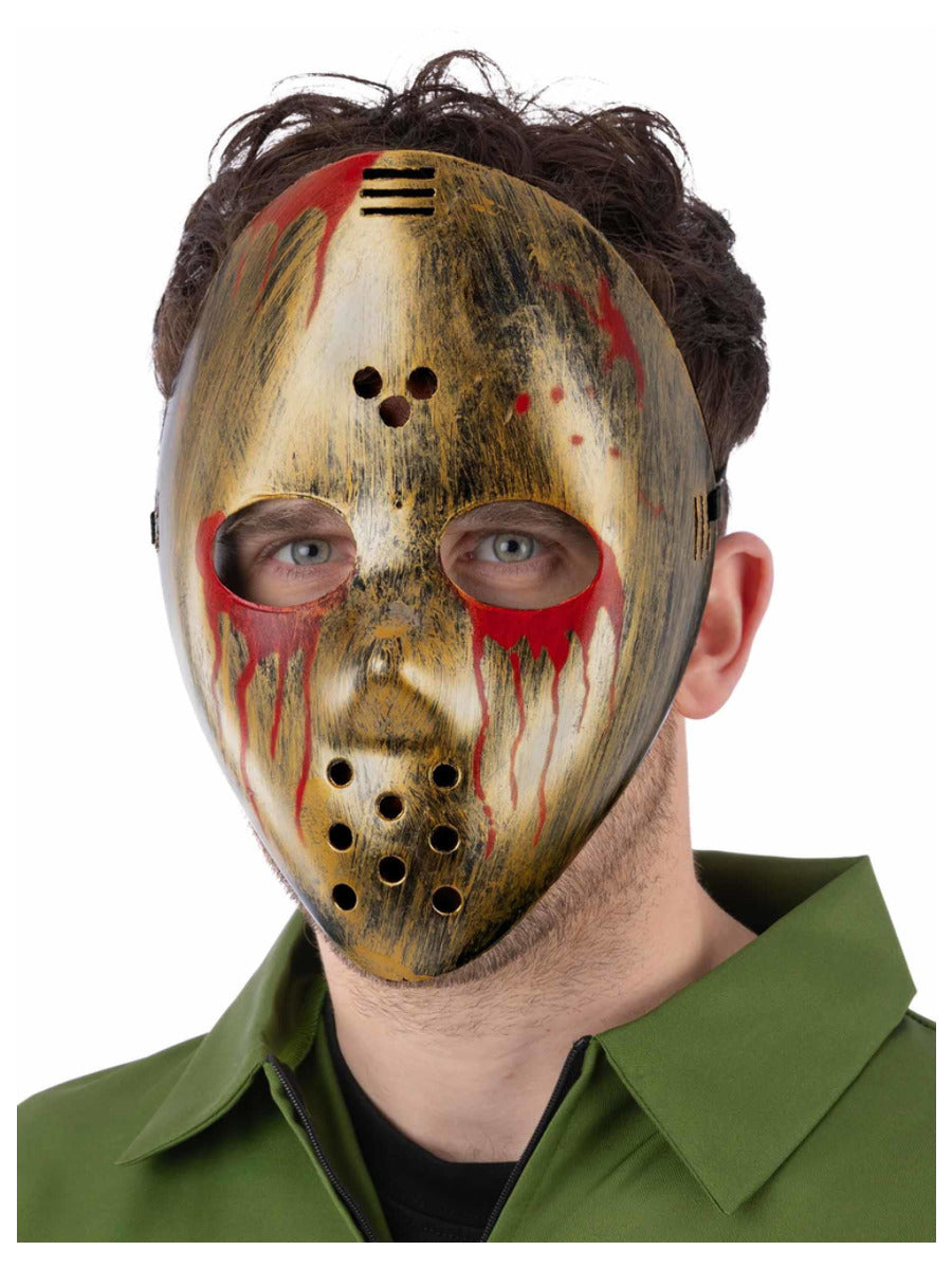 Bloody Metallic Hockey Mask - 3