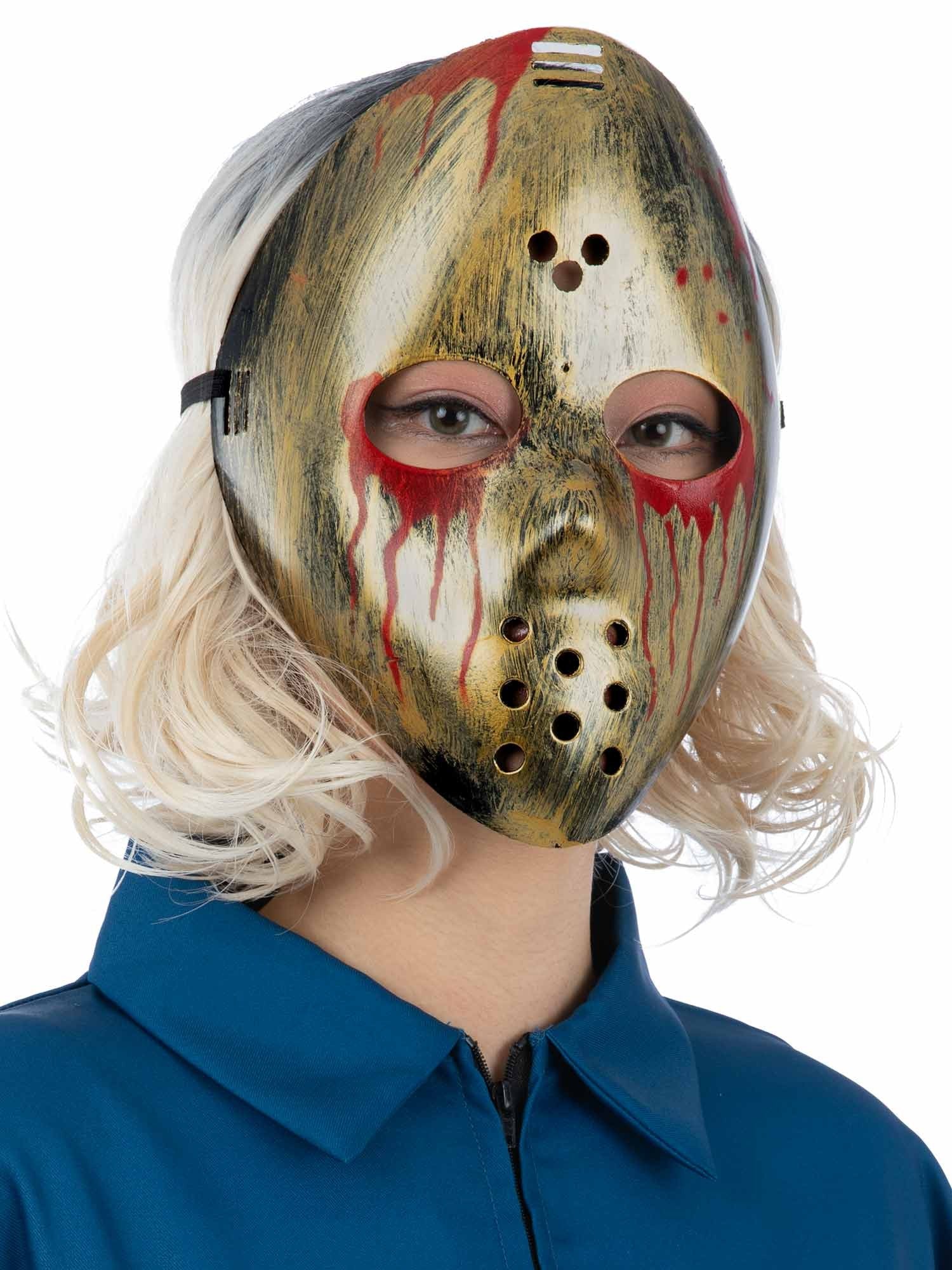 Bloody Metallic Hockey Mask 1