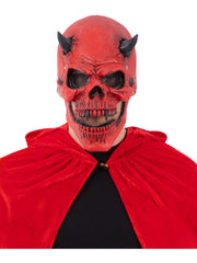 Red Devil Skull Latex Mask, with Moving Mouth 1