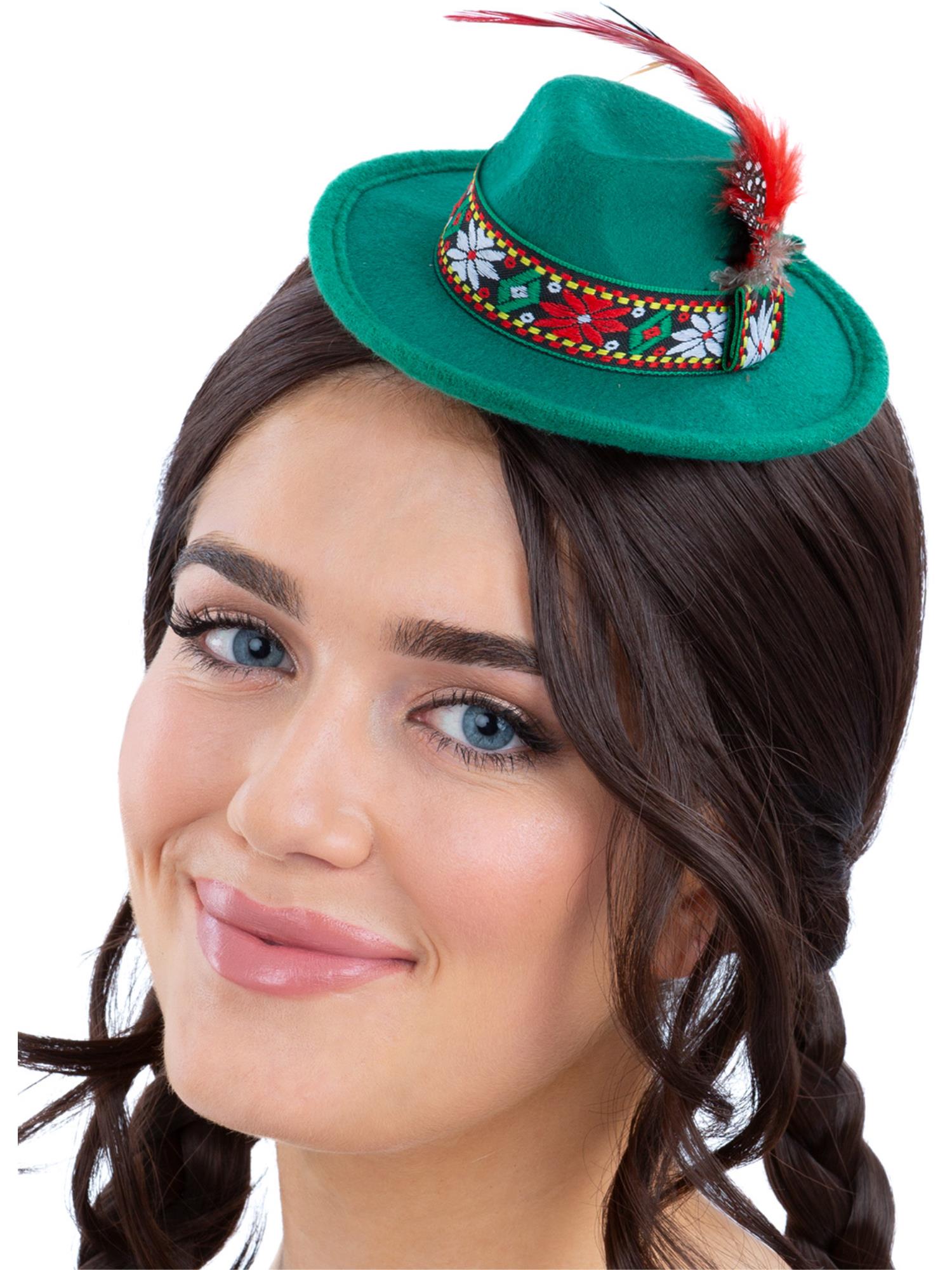 Mini Bavarian Trenker Hat, Green 1