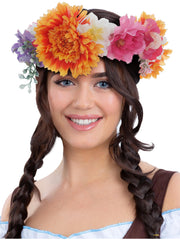 Deluxe Mid Summer Bavarian Maiden Flower Crown 1
