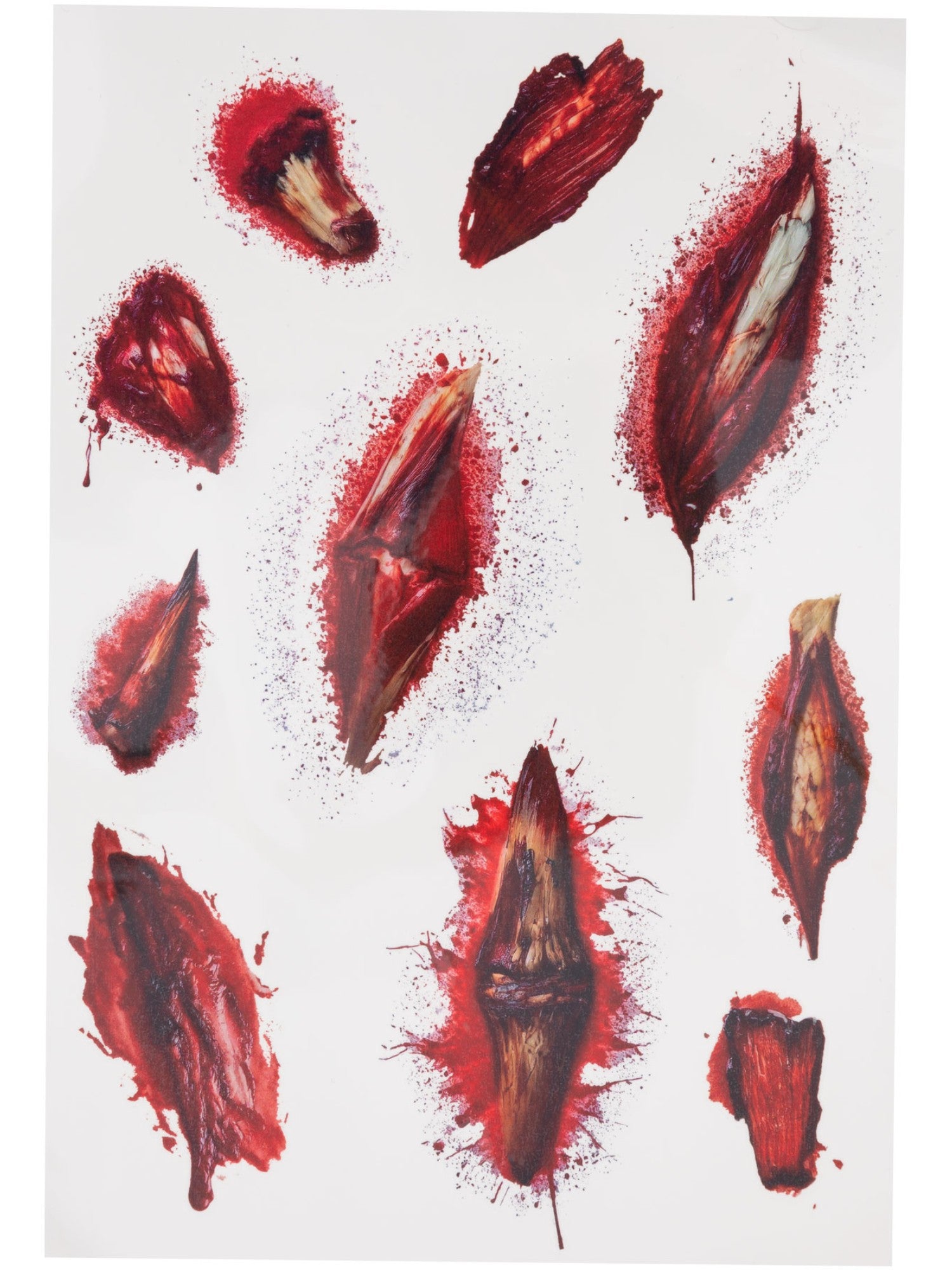 Smiffys Make-Up FX, Horror Wound Tattoo Transfers 3