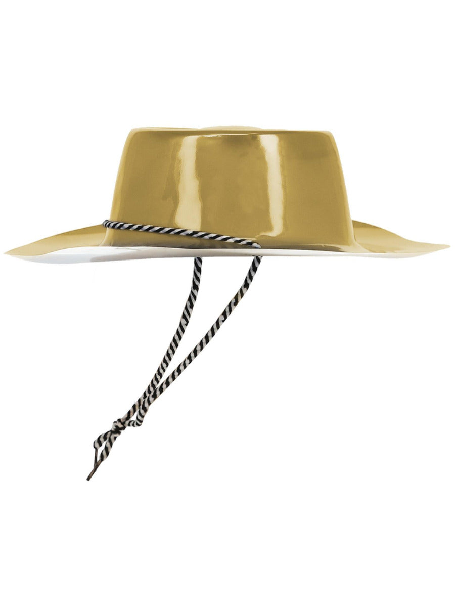 Gold Metallic Cowboy Hat - 4