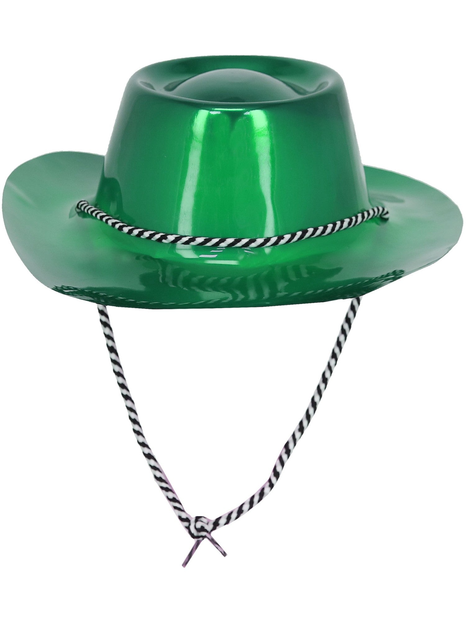 Green Metallic Cowboy Hat 2