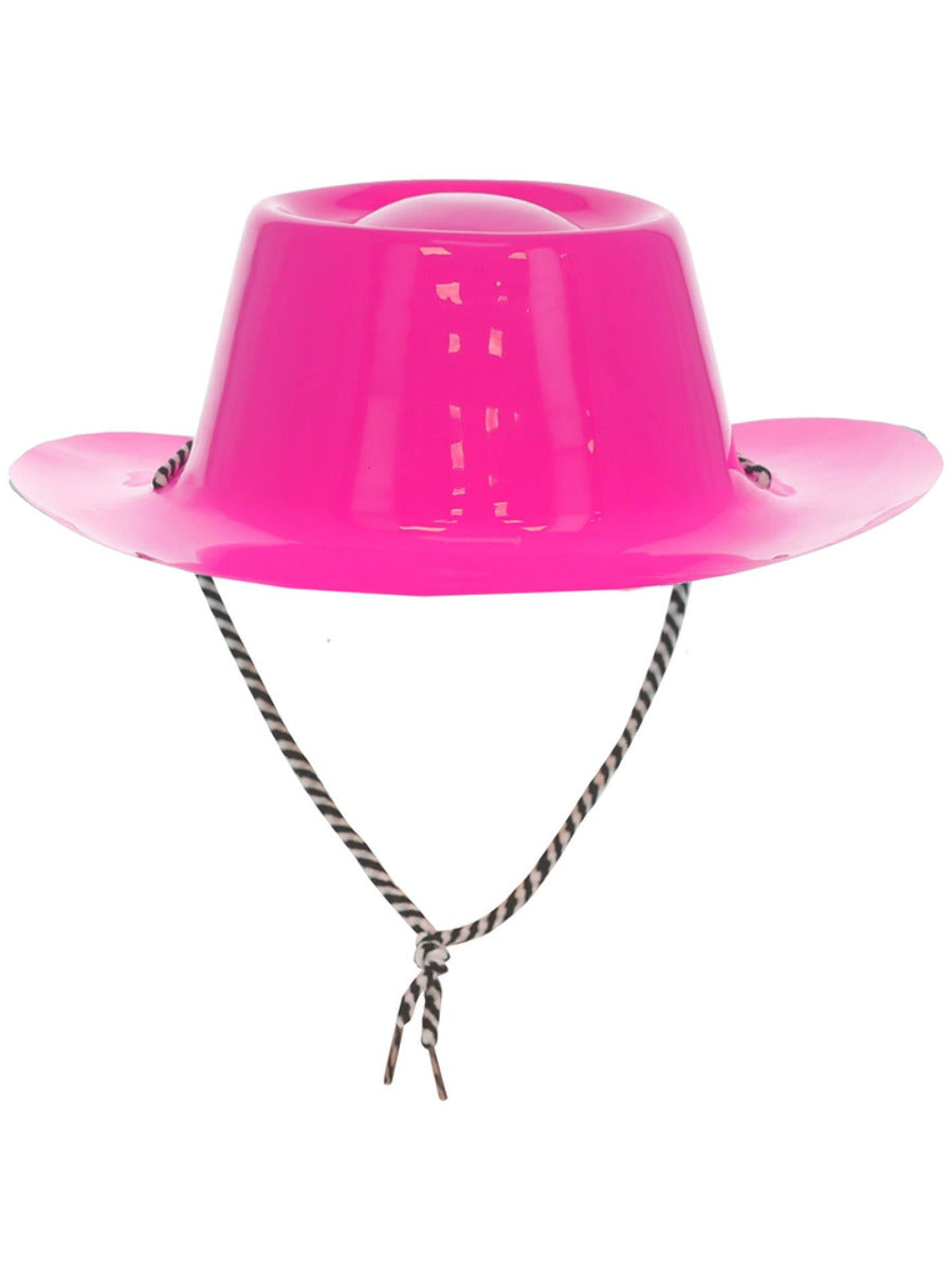 Neon Pink Cowboy Hat - 3
