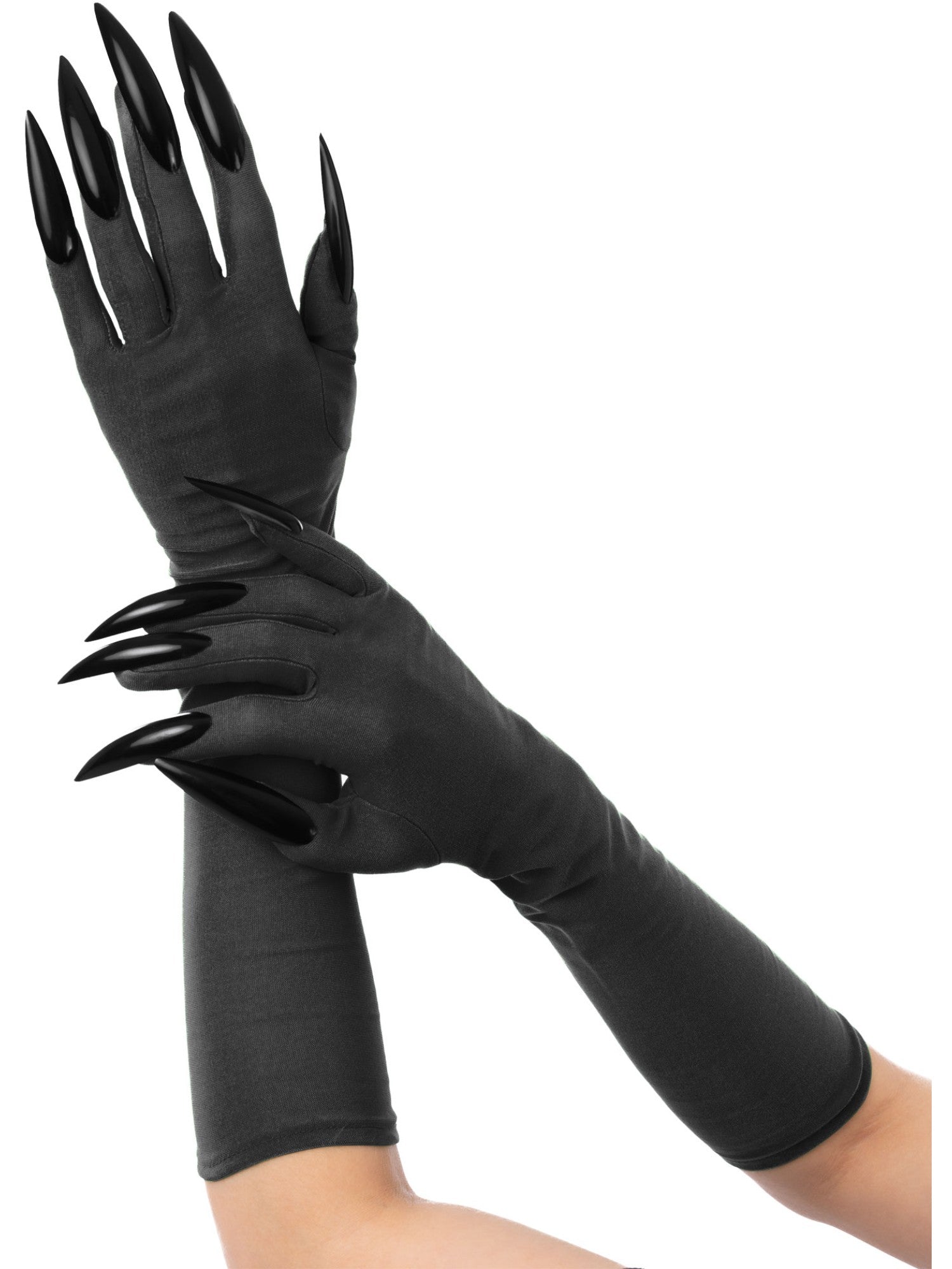 Black Cat Gloves with Black Claws 1