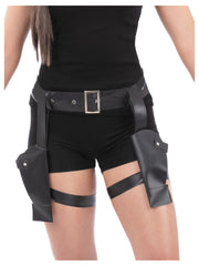 Thigh Holster Belt & X2 Guns - 1