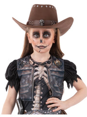 Kids Skeleton Cowboy Hat 1