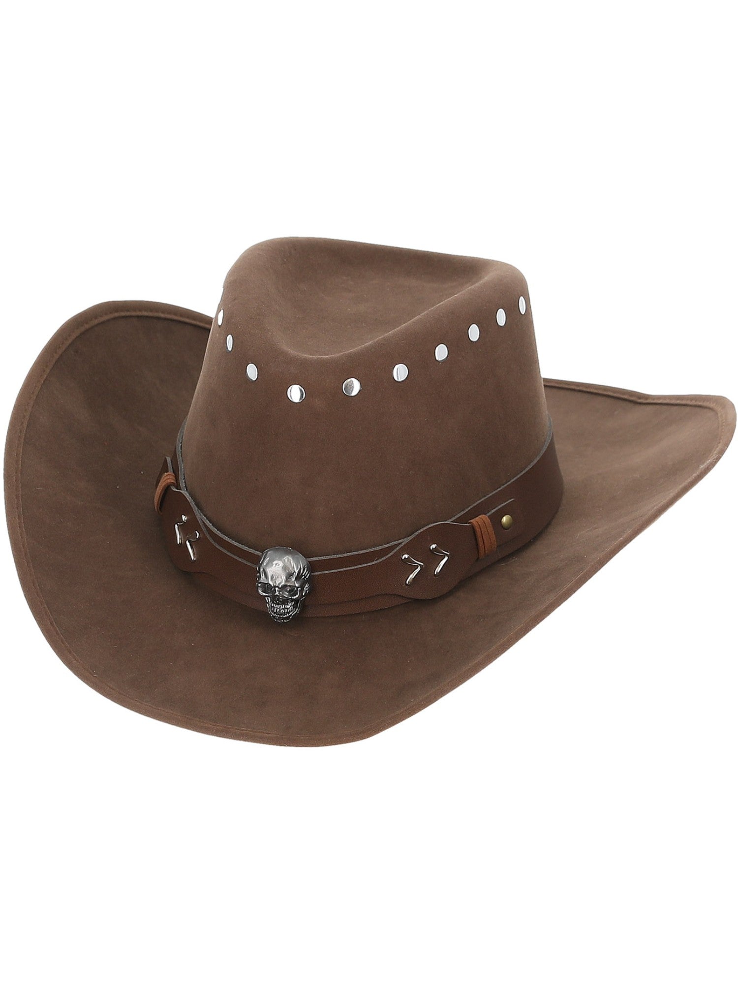 Adults Skeleton Outlaw Cowboy Hat 2