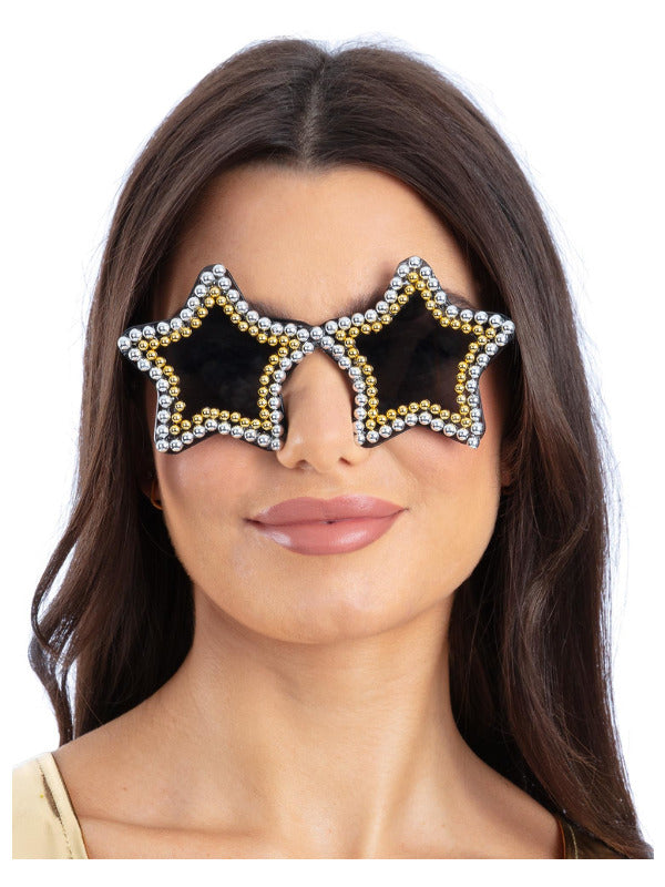 Gold & Silver Embellished Star Specs - 2