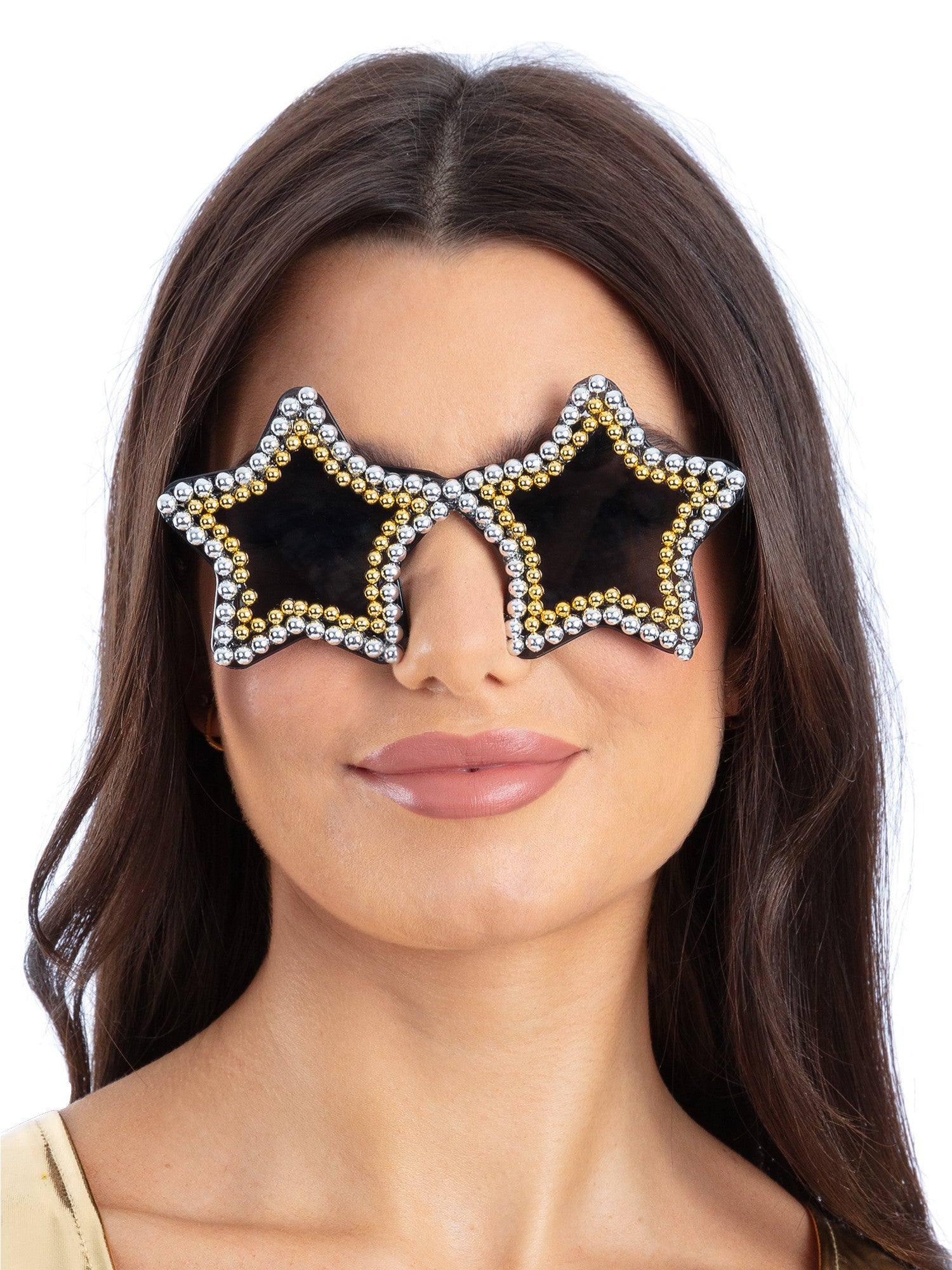 Gold & Silver Embellished Star Specs 1
