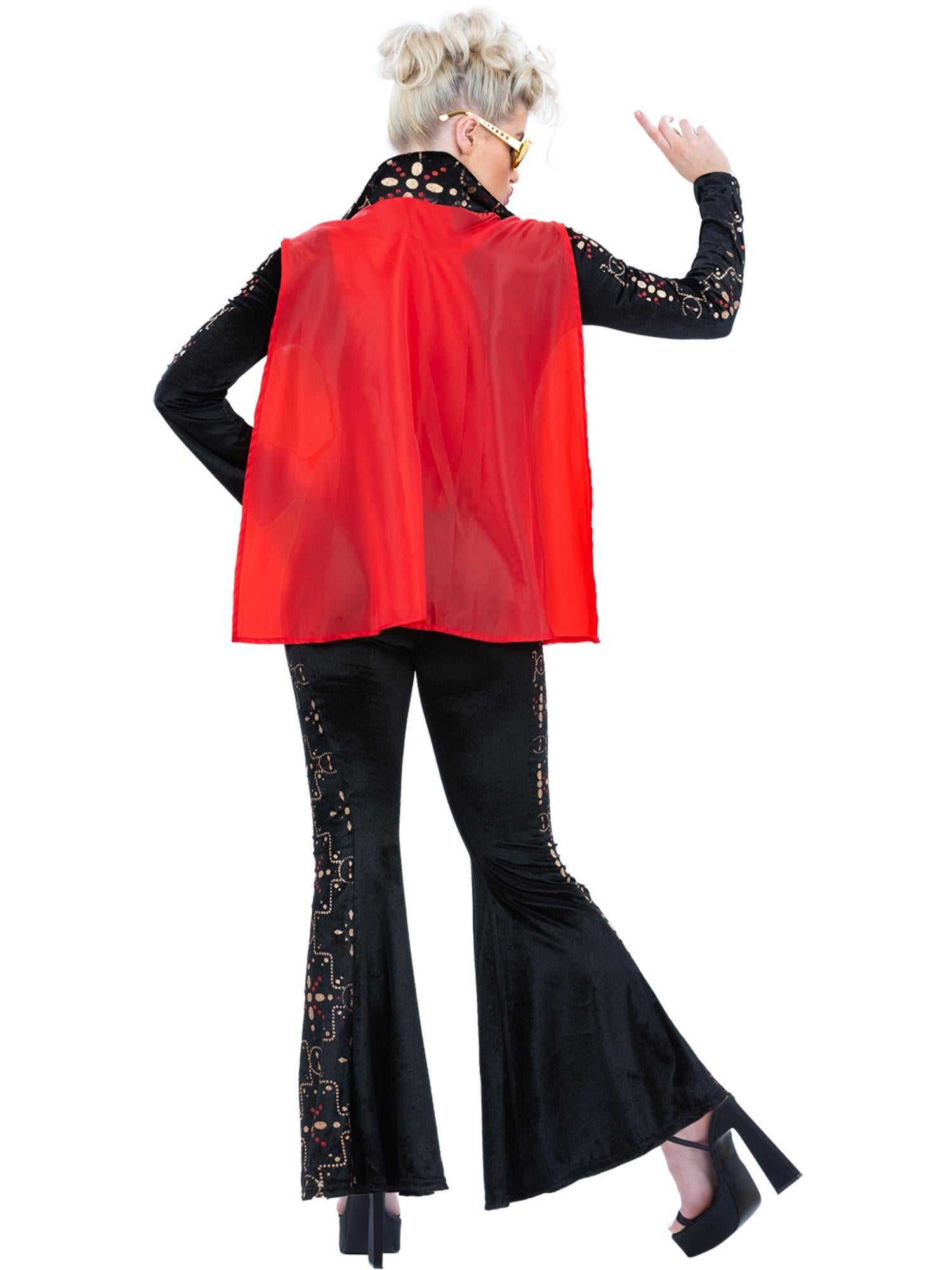 Elvis Black Rhinestone Costume 2