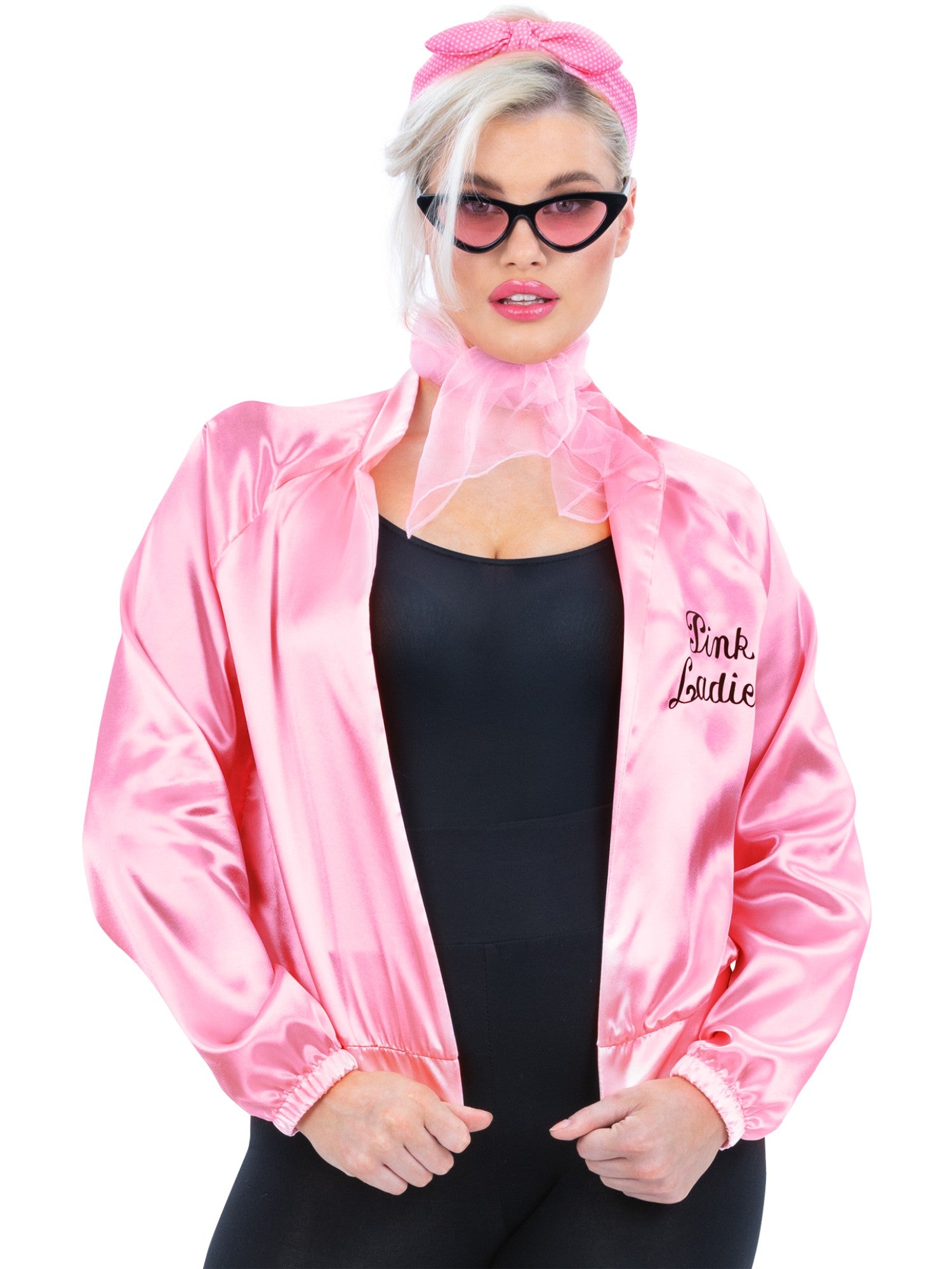Grease Pink Ladies Jacket with Accessories 1