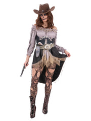 Skeleton Saloon Girl Costume - 1
