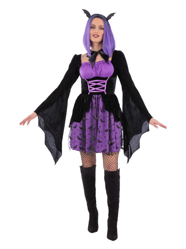 Vampiress Bat Cosplay Costume - 2