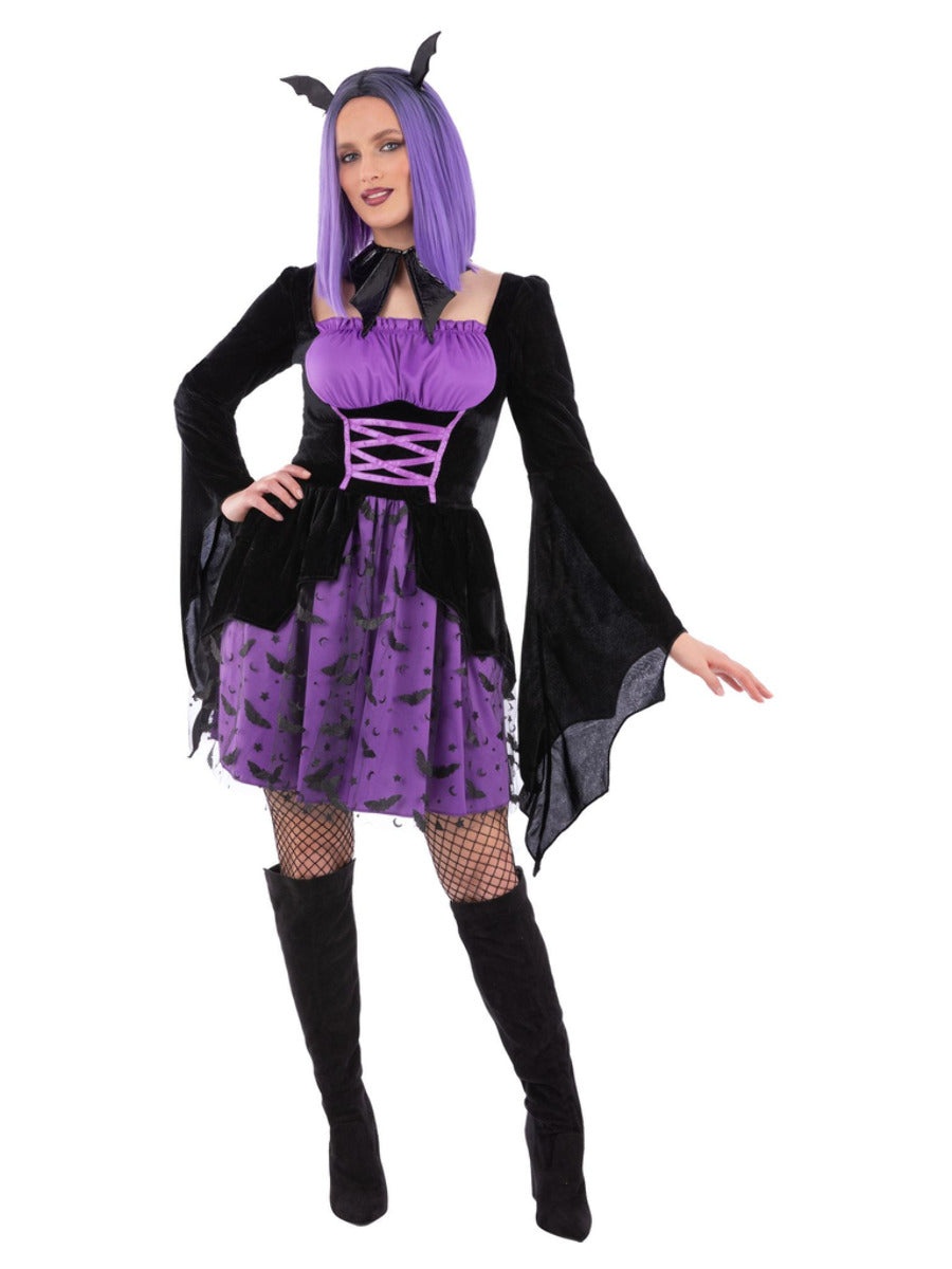 Vampiress Bat Cosplay Costume - 5