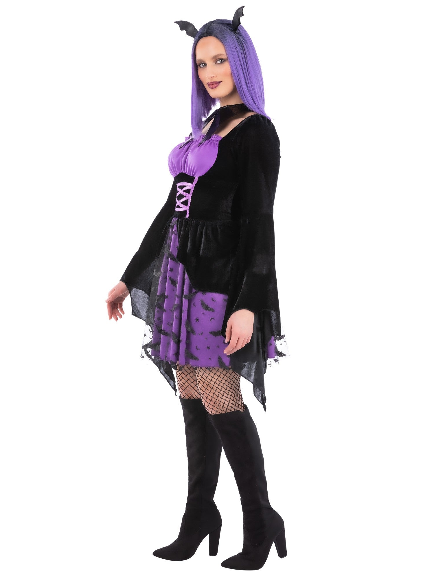 Vampiress Bat Cosplay Costume 3