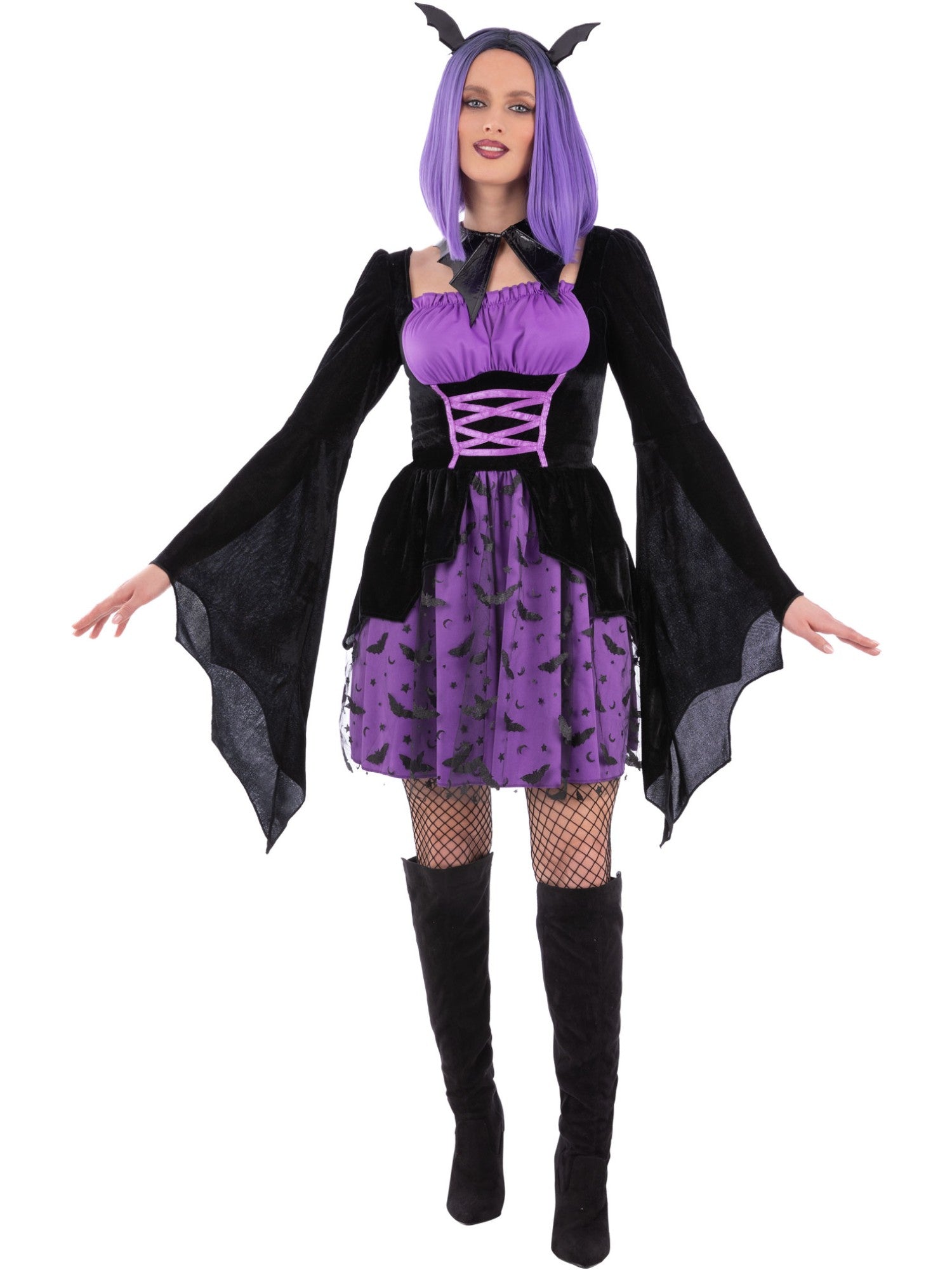 Vampiress Bat Cosplay Costume 1