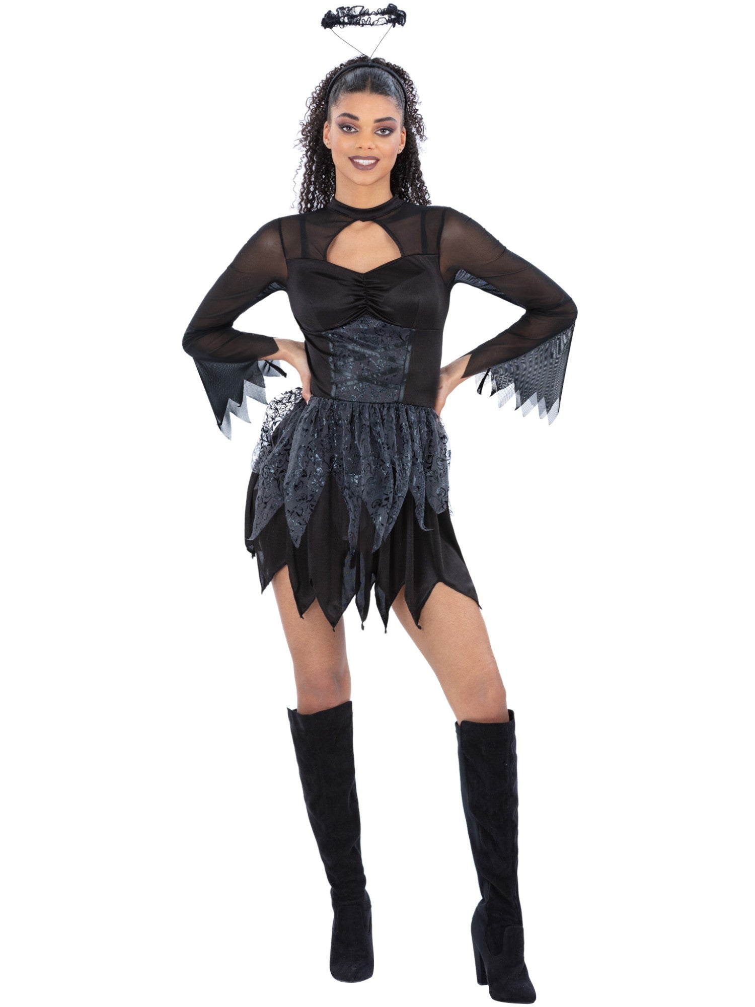 Fallen Dark Angel Costume 1