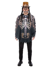 Voodoo Witch Doctor Poncho, Adult - 1