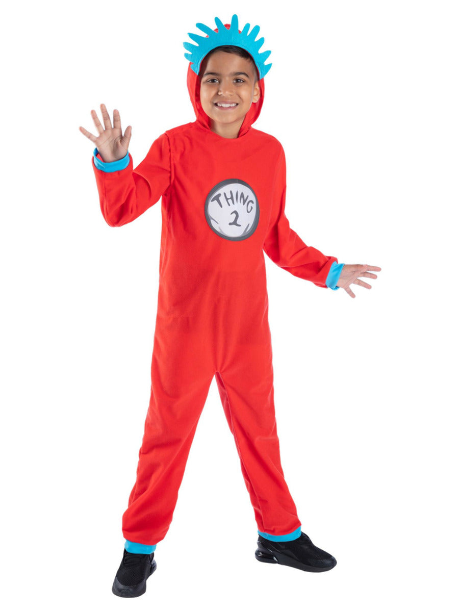 Dr Seuss Cat in the Hat, Thing 1 & 2 Costume - 5