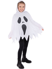 Ghost Poncho, White, Kids 1