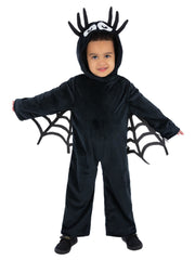 Toddler Spider Costume, Black - 1