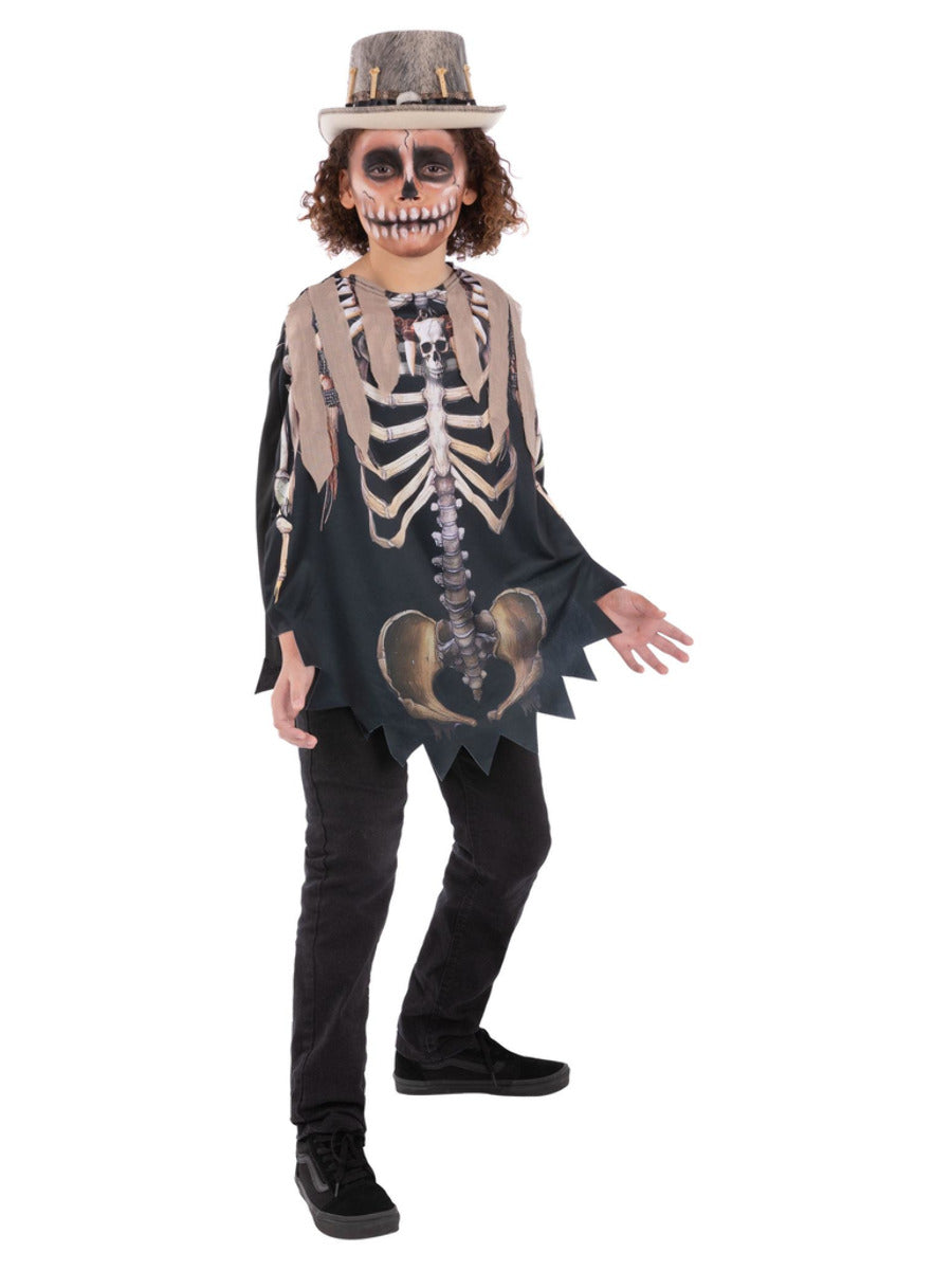 Voodoo Witch Doctor Poncho, Kids - 5