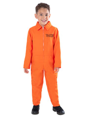 Escaped Prisoner Costume, Orange - 1