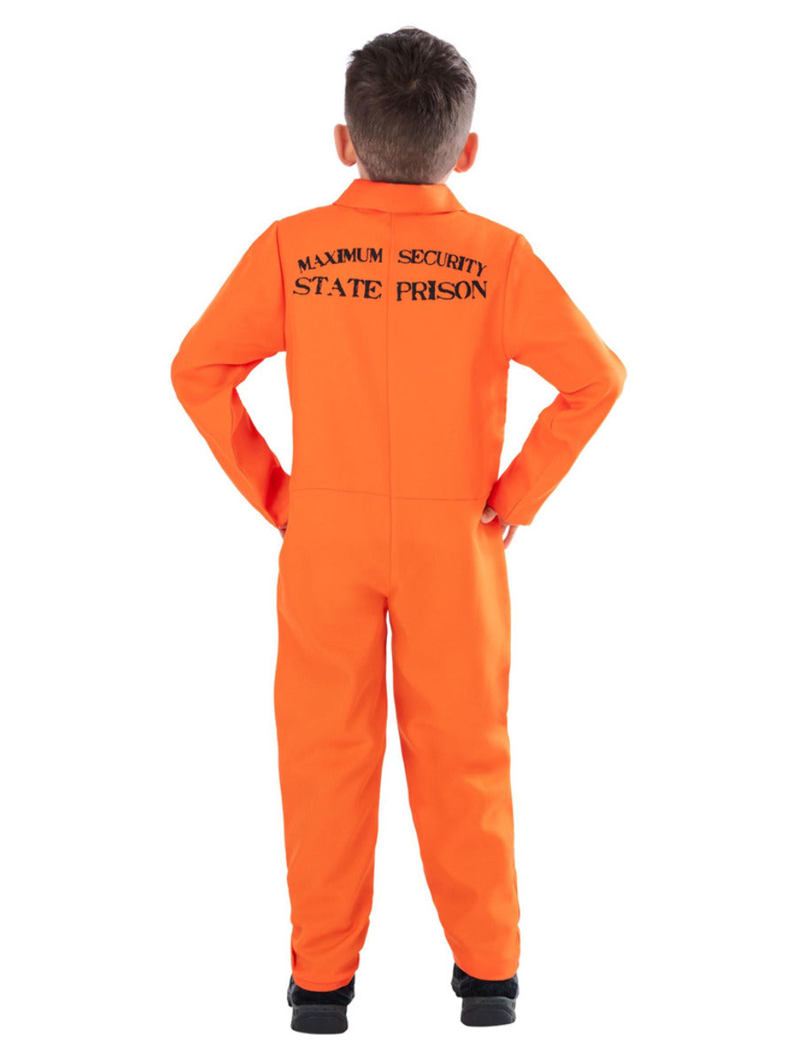 Escaped Prisoner Costume, Orange - 3