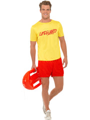 Lifeguard Beach Costume, Yellow 1