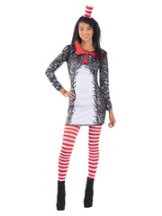 Dr Seuss Cat in the Hat Ladies Costume - 1
