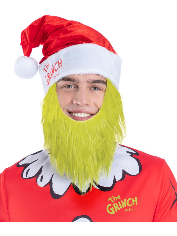 Dr Seuss The Grinch Santa Hat - 2