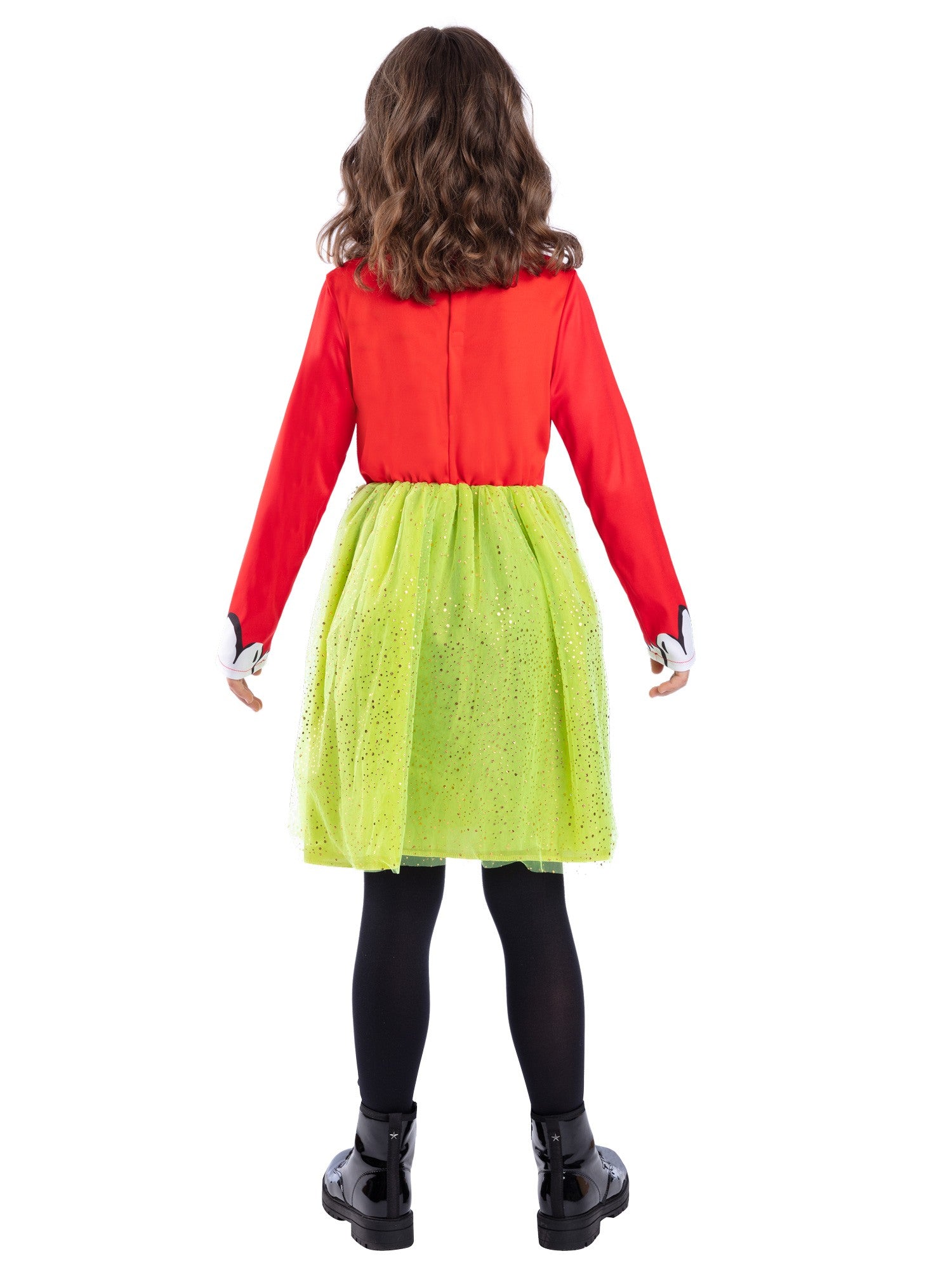 Dr Seuss The Grinch Santa Girls Costume 2