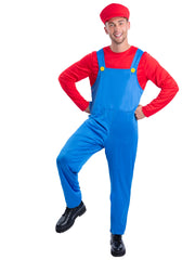 Red Plumber Costume 1