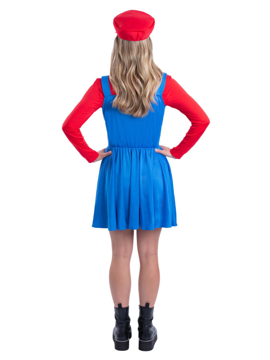 Red Plumber Costume   - 3