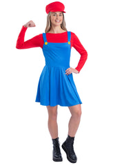 Red Plumber Costume 1