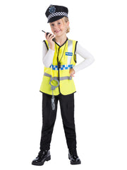 UK Police Kit with Vest,Hat&5 Pieces ToyAccessorie - 1