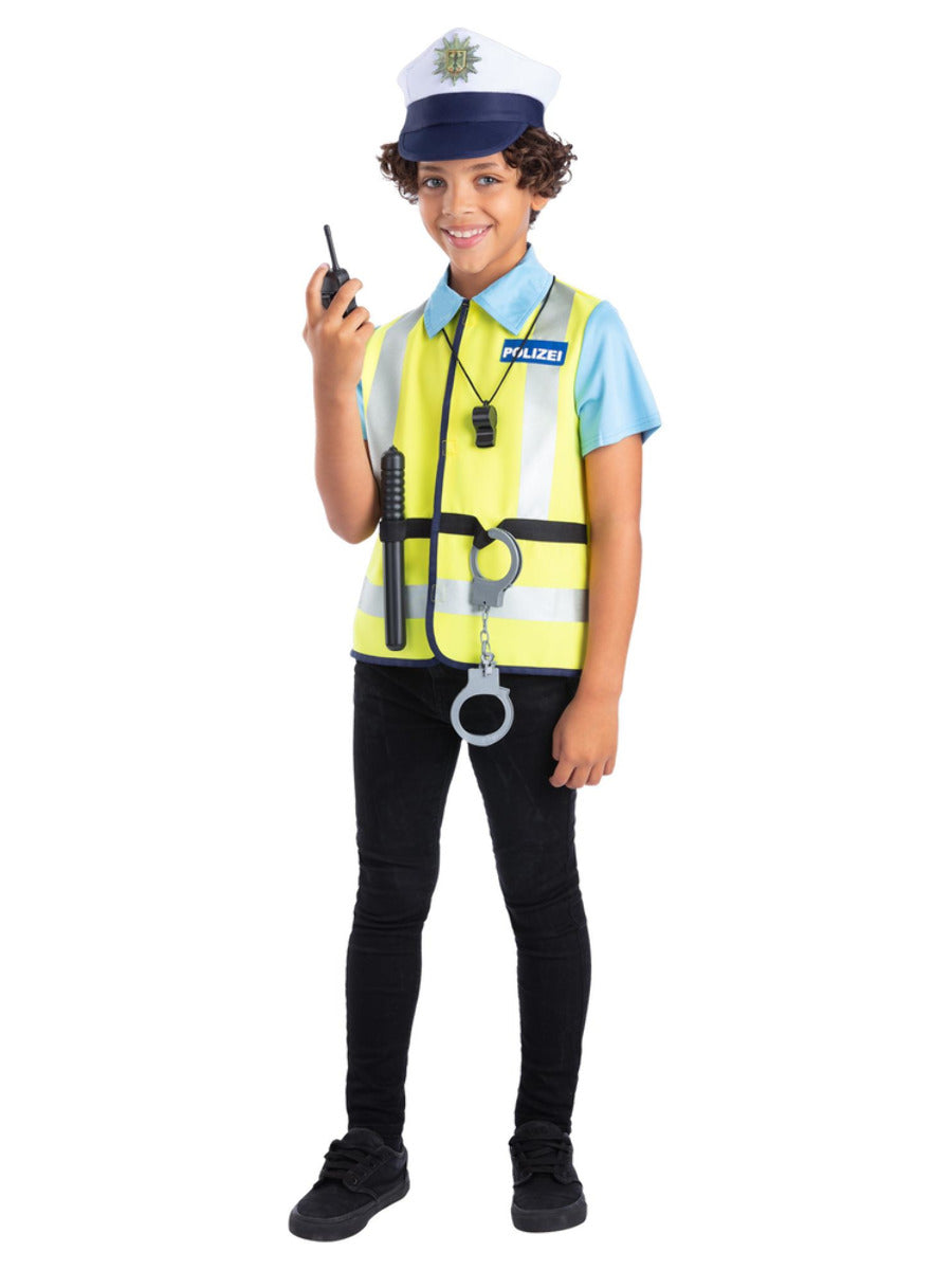 German Polizei Kit, with Top,Mock Vest,Hat&5 Piece - 5
