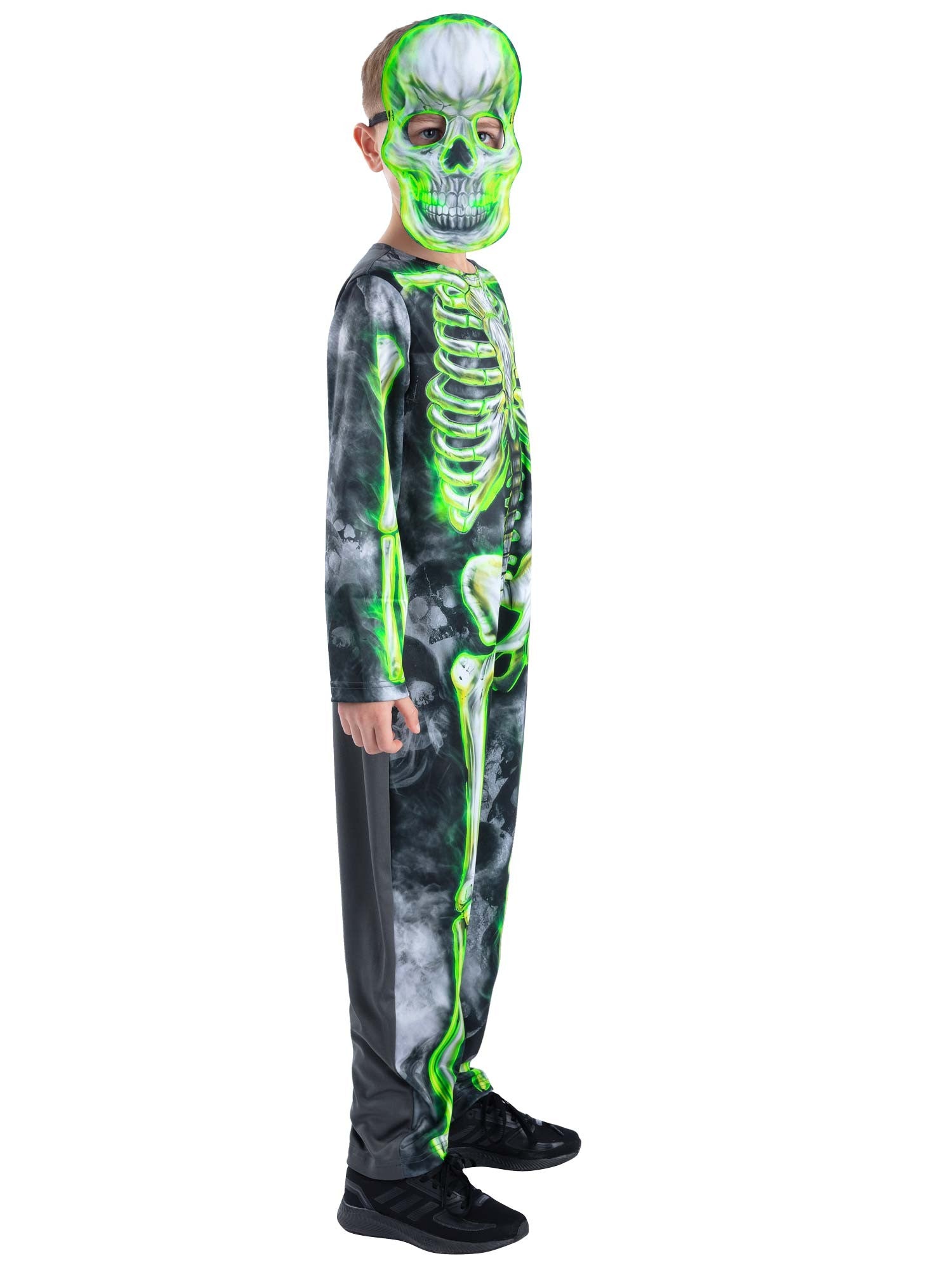 Glow Skeleton Costume 3