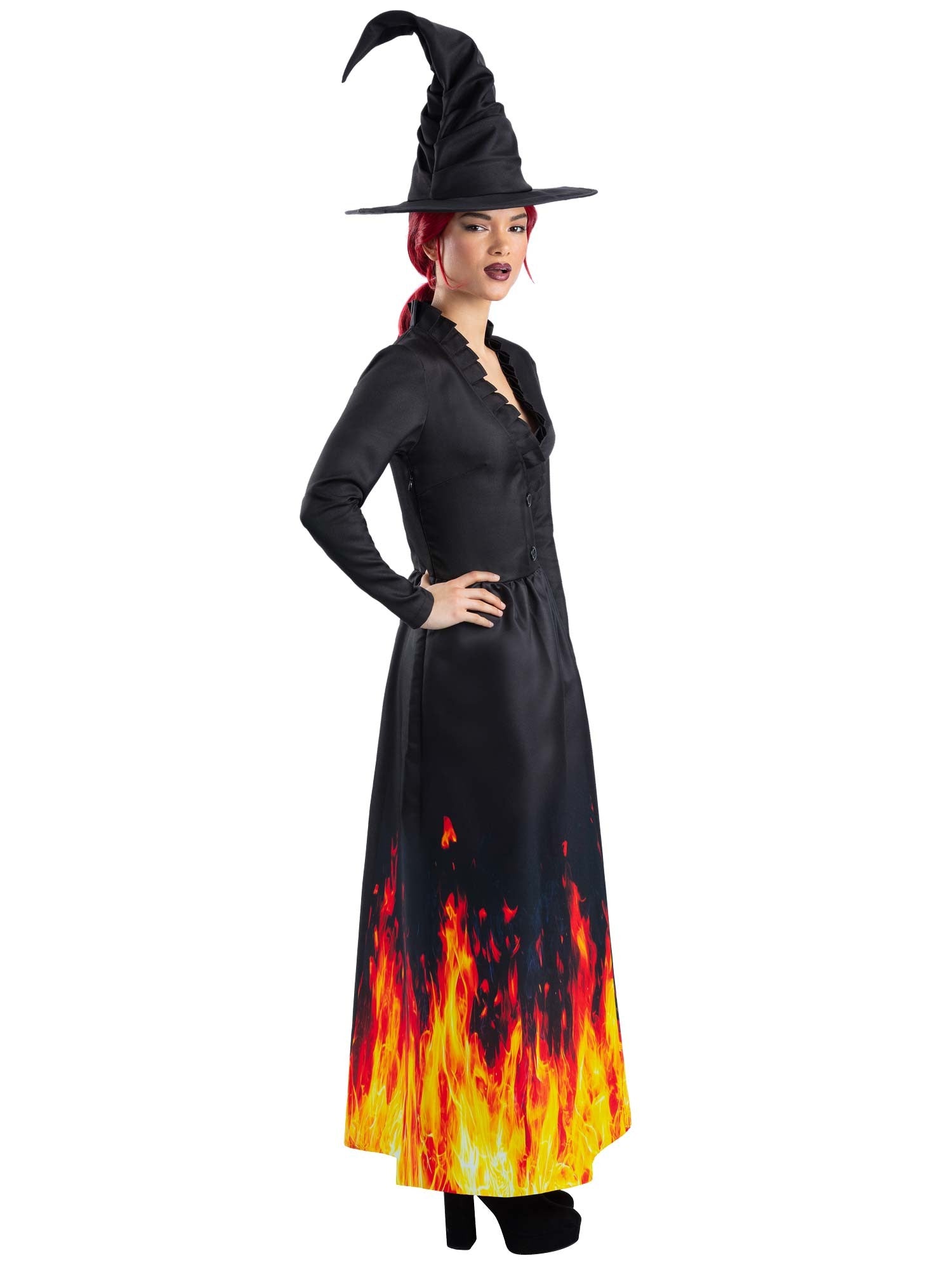 Burning Witch Costume 3