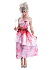 Zombie Pink Princess Costume - 1