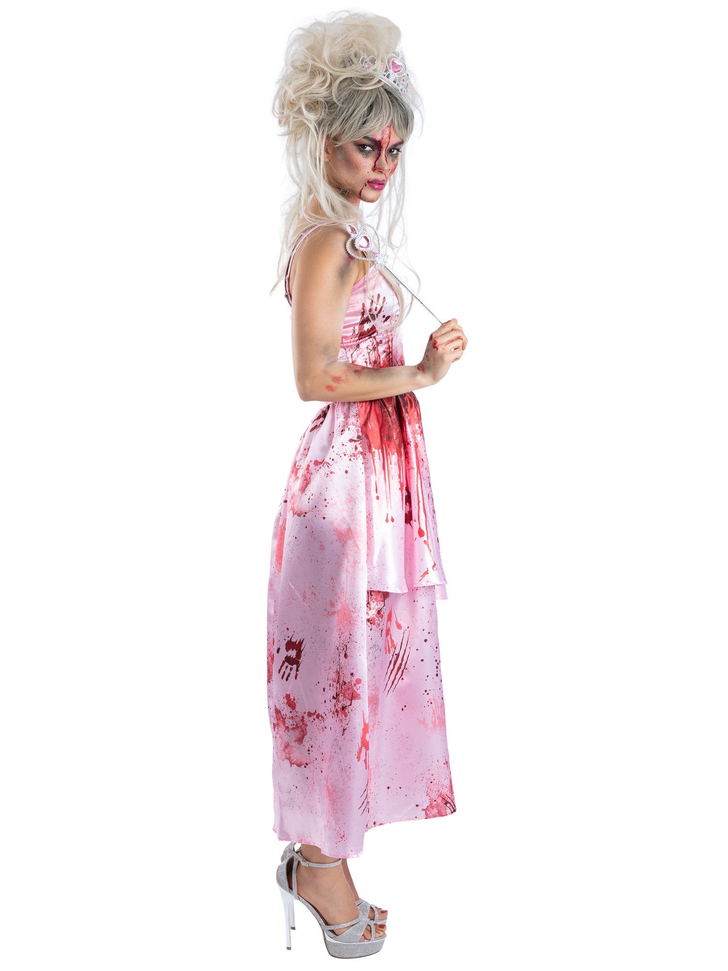 Zombie Pink Princess Costume 3