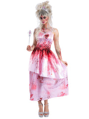 Zombie Pink Princess Costume 1