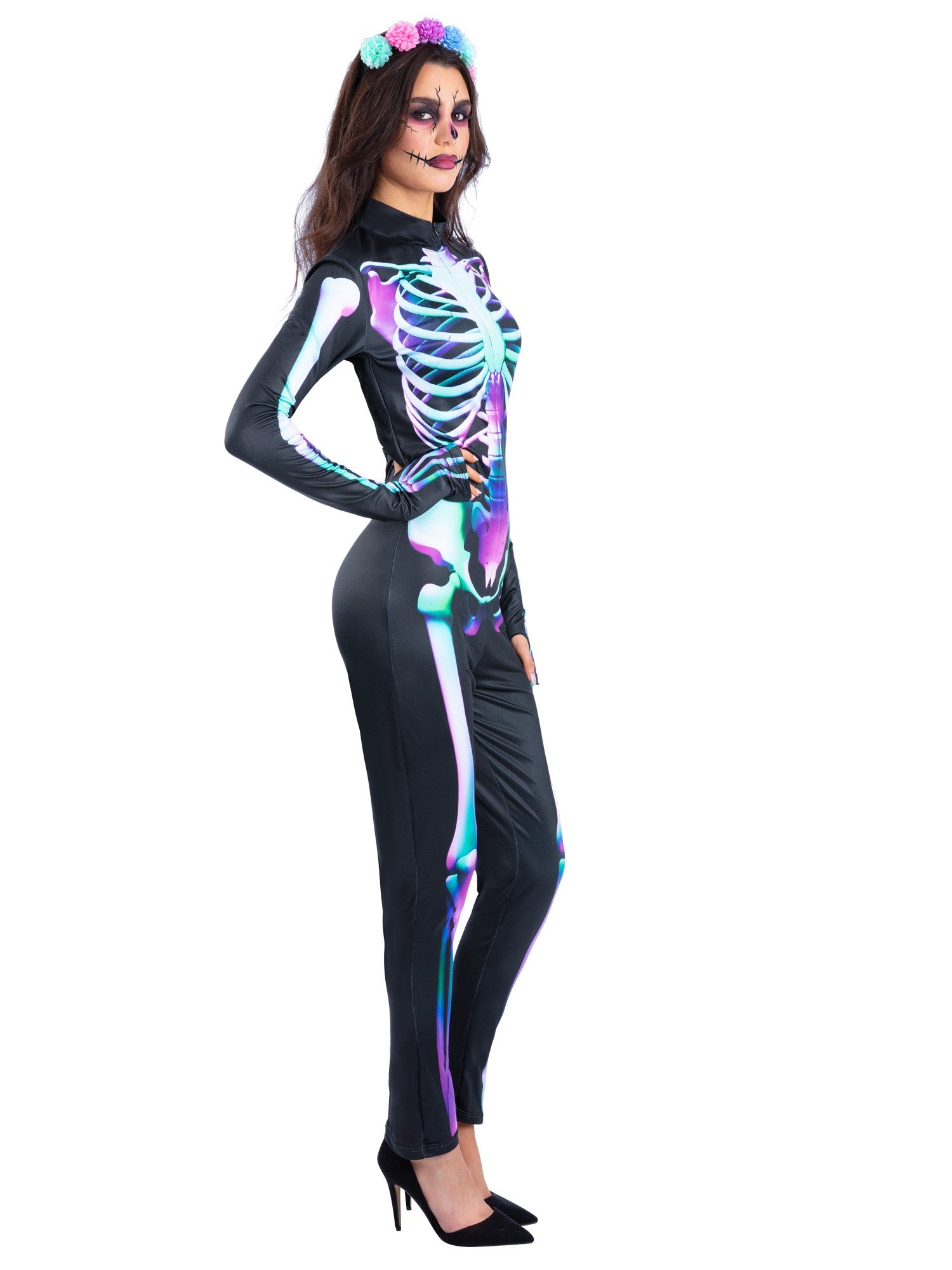 Bright Bones Skeleton Costume 3
