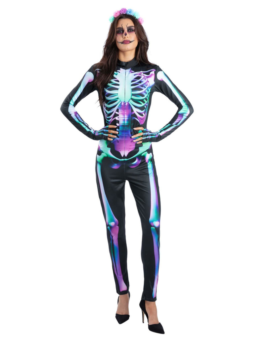 Bright Bones Skeleton Costume - 1