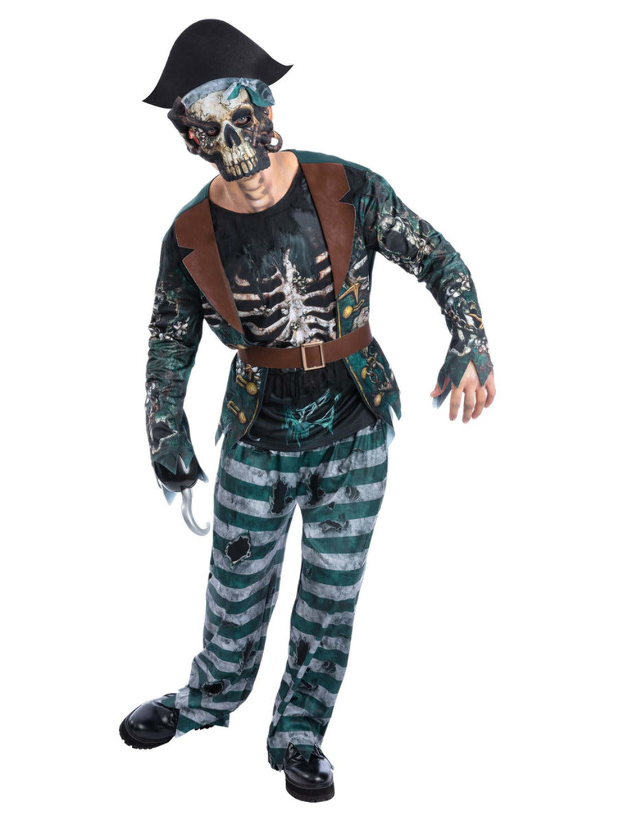 Skeleton Pirate Captain Costume - 5