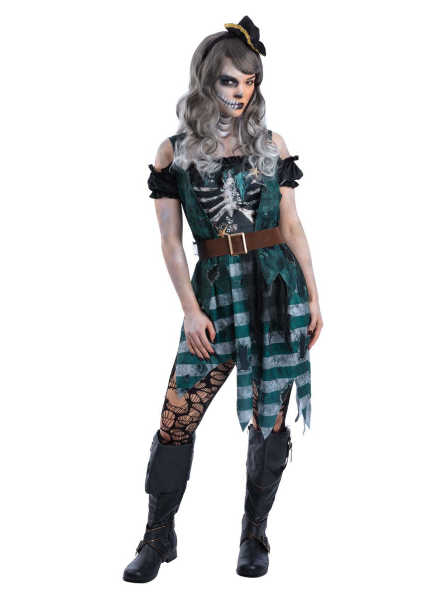 Skeleton Pirate Buccaneer Costume - 5