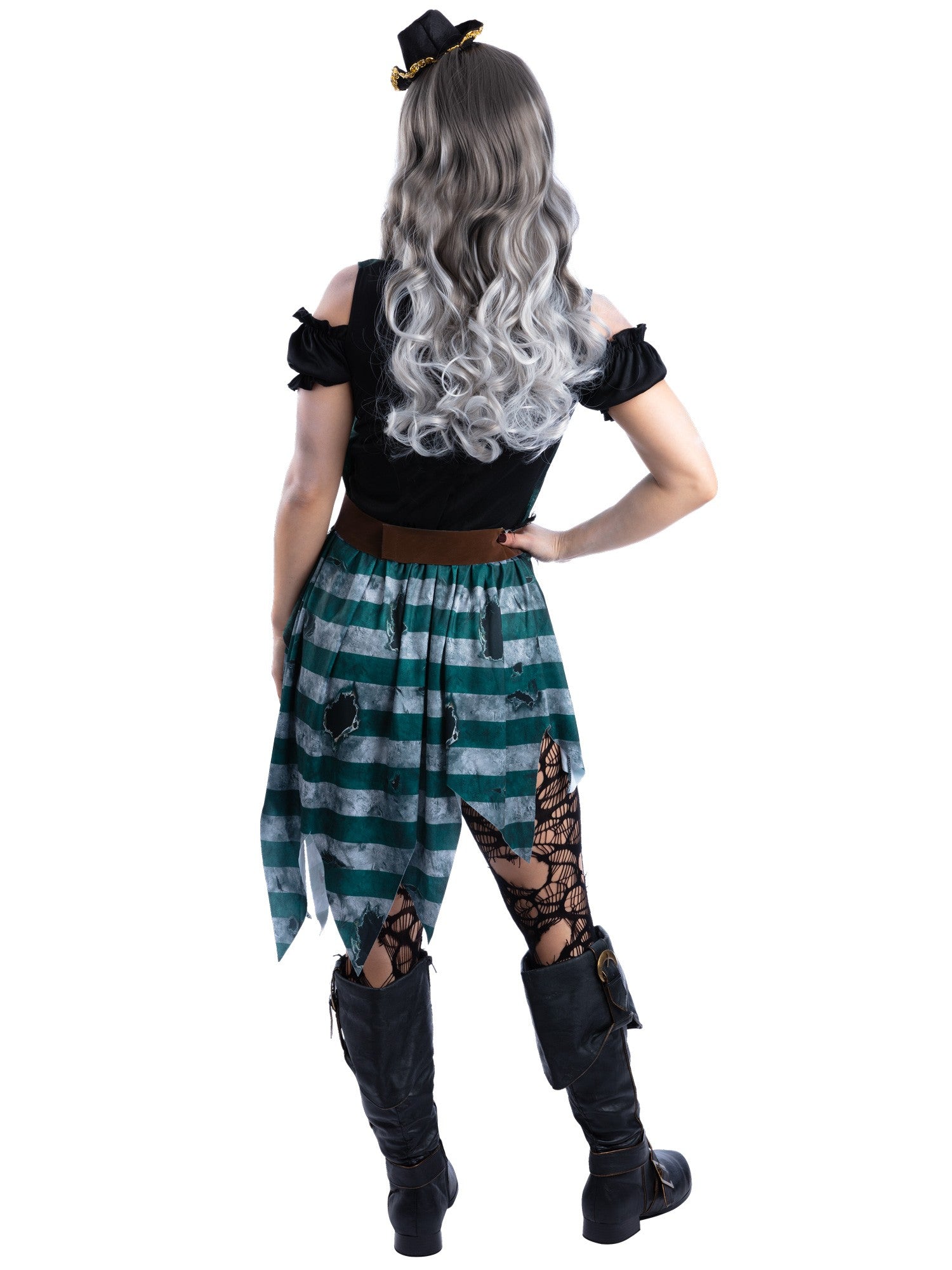 Skeleton Pirate Buccaneer Costume 2