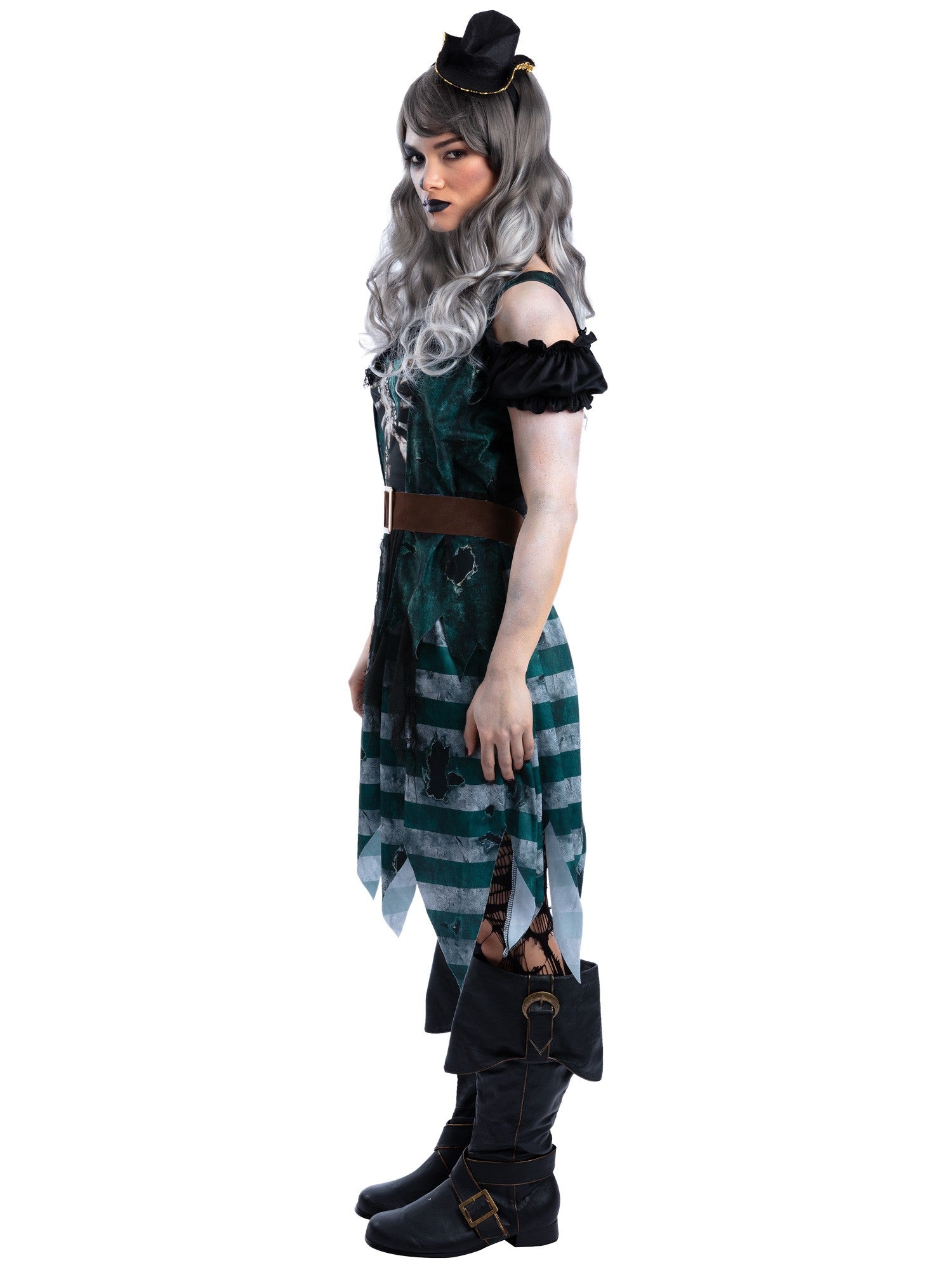 Skeleton Pirate Buccaneer Costume 3